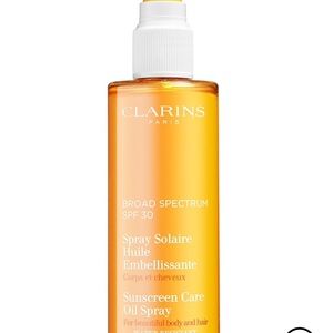 NEW! Clarins Broad Spectrum SPF 30 Sunscreen Oil!